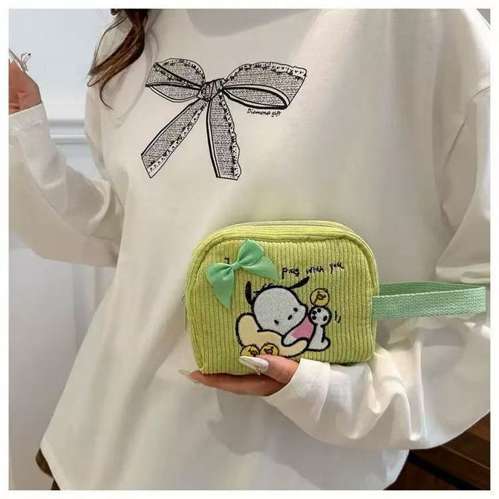 Wholesale Cute plush  bucket bag cartoon girl portable small bag