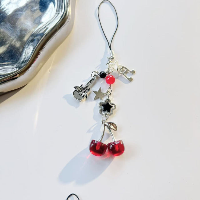 Wholesale Personalized Cherry Bow Mobile Phone Chain Pendant Pendant