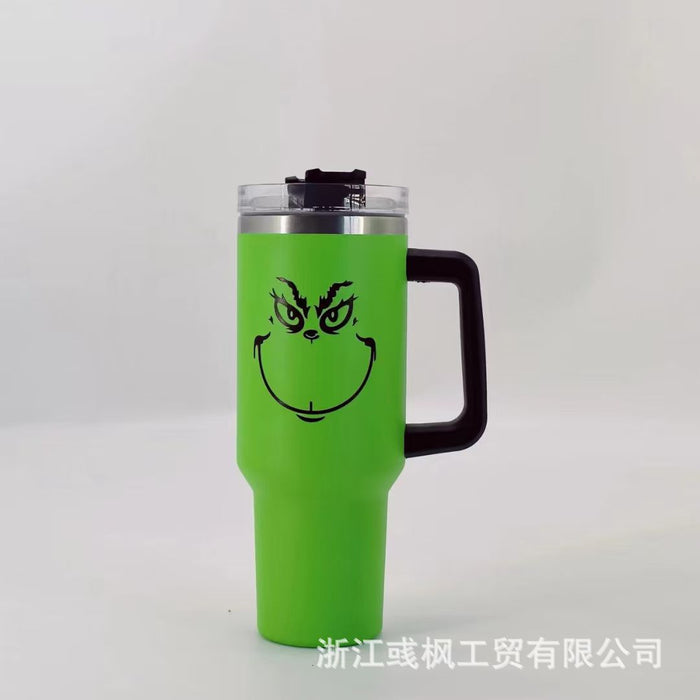 Wholesale 304 Stainless Steel Christmas Series 40oz Insulated Car Cup MOQ≥2