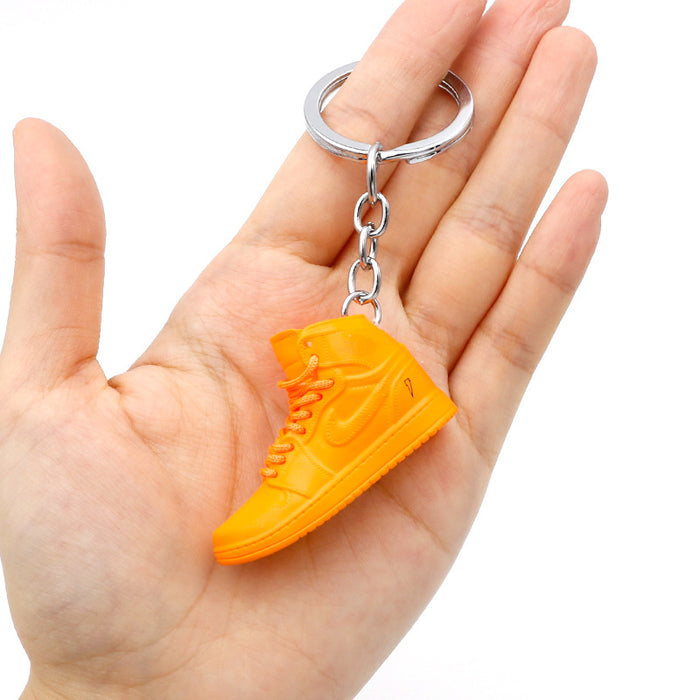 Wholesale PVC Mini Basketball Shoe Keychain JDC-KC-QLPing008