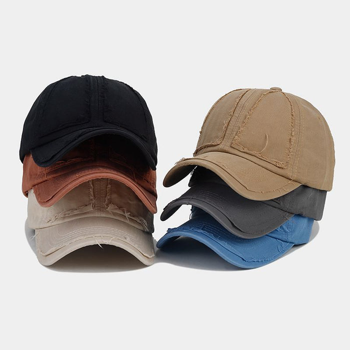 Wholesale Vintage Washed Edged Cotton Fashionhats Baseball Caps JDC-FH-LvY016