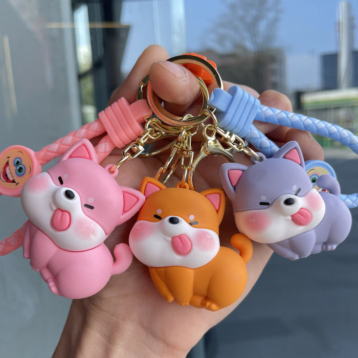 Wholesale Cartoon keychain, cute cartoon doll, car keychain, couple's bag, pendant, small gift wholesale