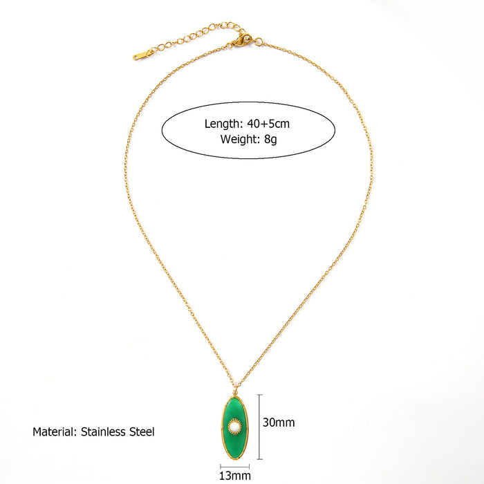 Wholesale Fashionable and personalized oil dripping necklace original design, simple starfish eye accessories, handmade wholesale