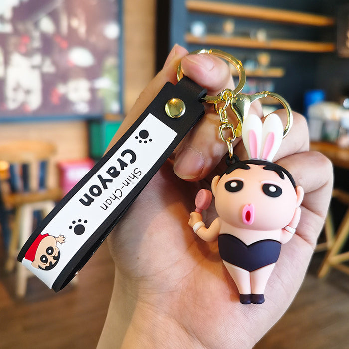 Wholesale Cartoon Doll Silicone Keychain JDC-KC-Tingm272