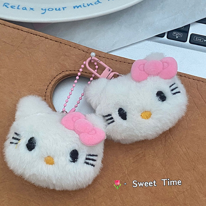 Wholesale New Cute Plush Black Pink Bow Doll Bag Accessories Small Pendant Pendant Keychain