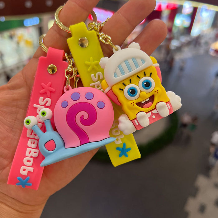 Wholesale SpongeBob SquarePants PVC Keychains JDC-KC-MiaoY070