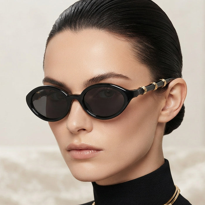 Wholesale Stylish Oval Sunglasses UV400 for Resale