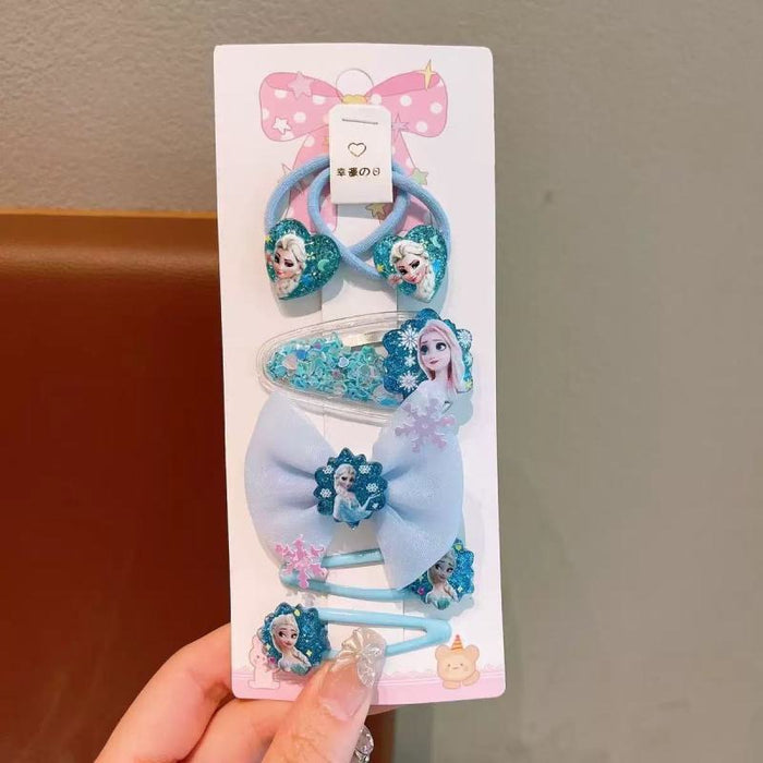 Wholesale Cute Cartoon Kids'  Hair Clip and Hair Scrunchies Set