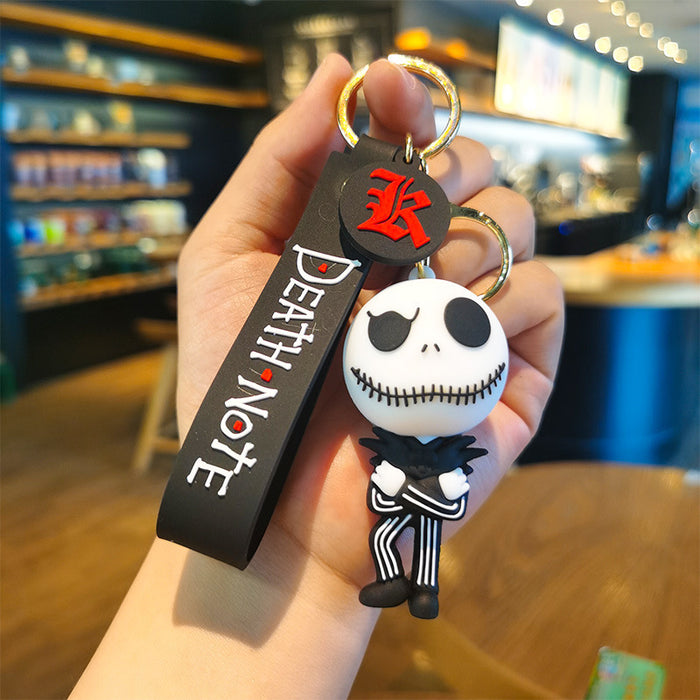 Wholesale Cartoon Silicone Doll Keychain JDC-KC-Tingm291