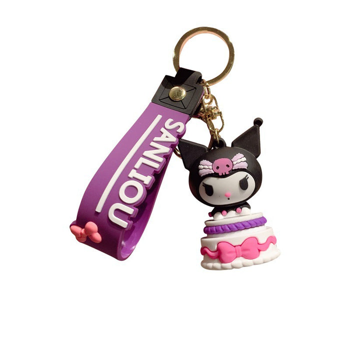 Wholesale Silicone Cartoon Doll Keychain JDC-KC-MingT089