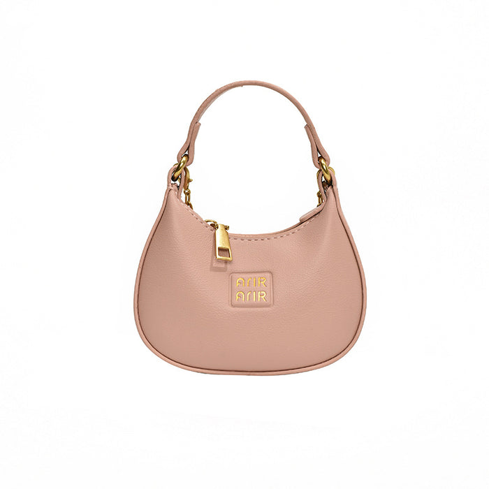 Wholesale Children's bag new minimalist letter baby handbag retro girl mini armpit bag chain bar crossbody bag