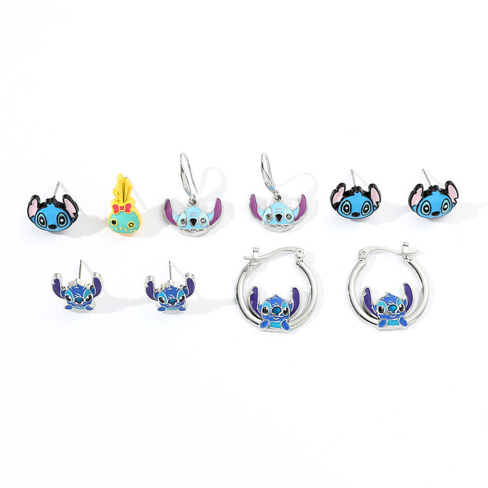 Wholesale Cartoon Alloy Earrings JDC-ES-ChouD028