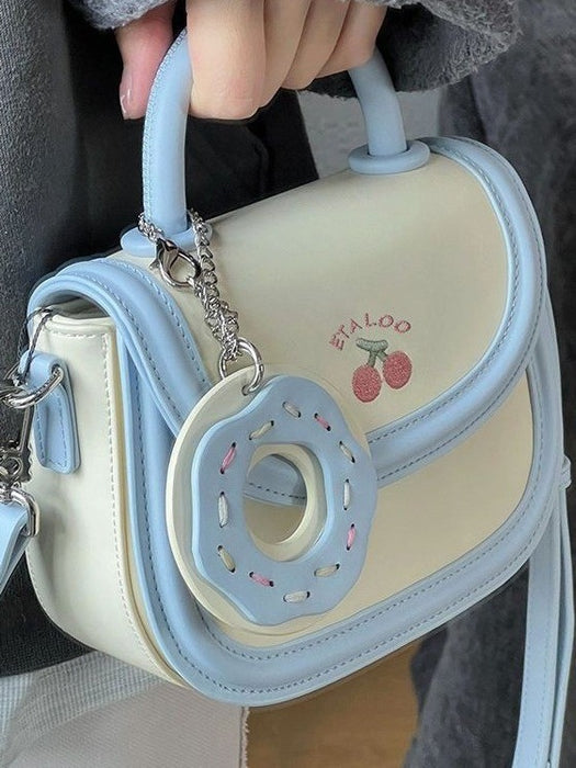 Wholesale Cute Cherry Embroidery  Shoulder Crossbody Bag for Women