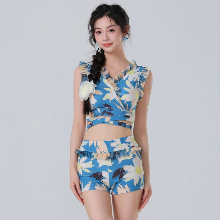 Wholesale Women's 3-piece swimsuit set, bikini swimsuit, high-end sensation, hot spring bath swimsuit