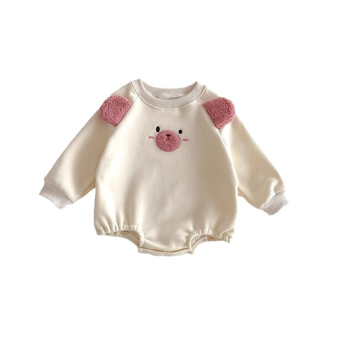 Wholesale Bear Warm Thickened Baby Romper Clothes JDC-BC-WeiNiS030