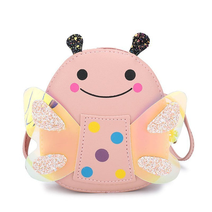 Wholesale  children's bag cute little bee girl shoulder messenger bag cartoon baby girl change small bag