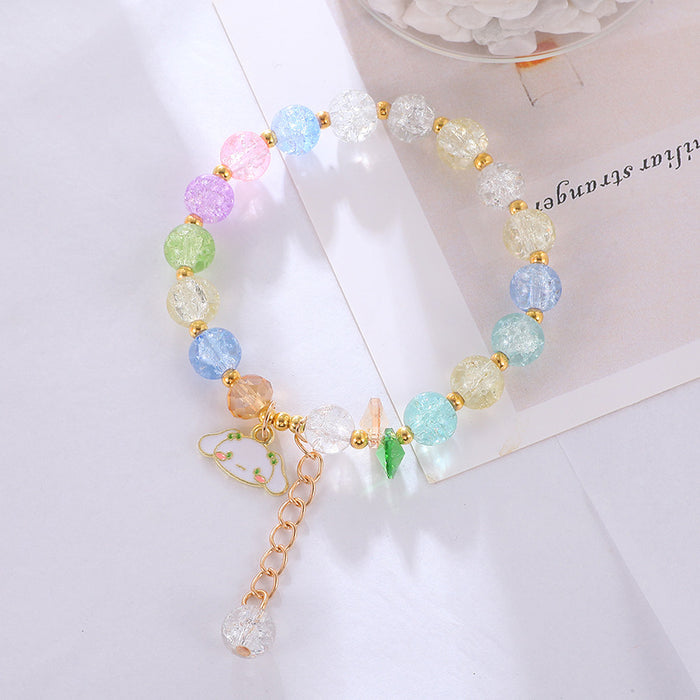 Wholesale Popcorn Crystal Bracelet Hand String Ornaments