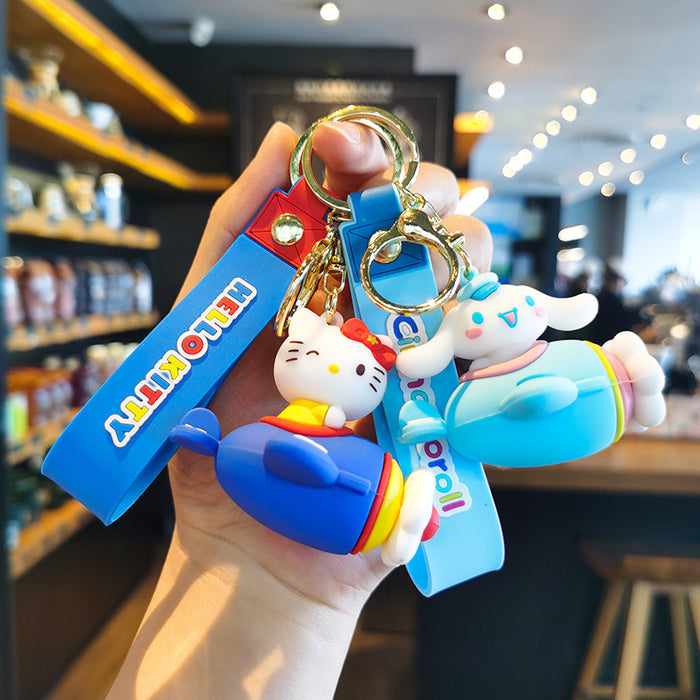 Wholesale Cartoon Doll Silicone Keychain JDC-KC-Tingm213