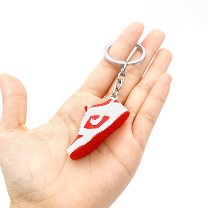 Wholesale PVC Basketball Shoe Model Keychain JDC-KC-QLPing016