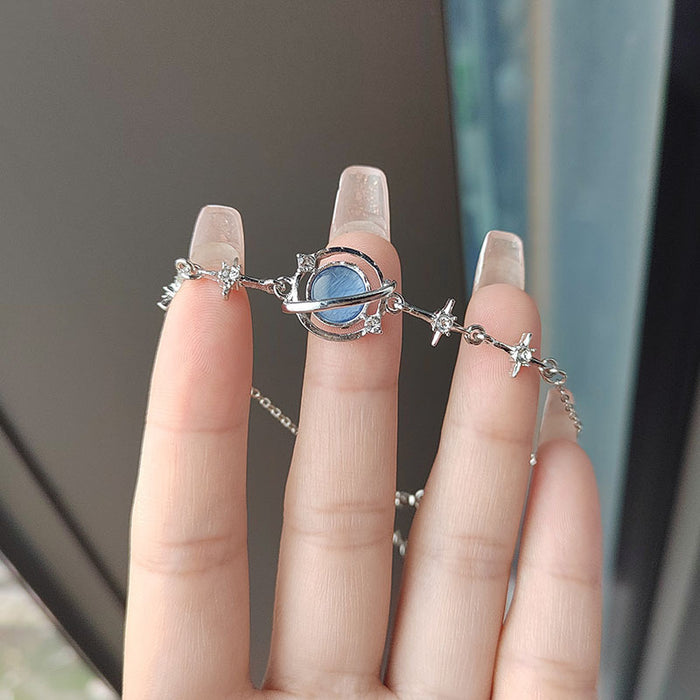 Wholesale Minimalist planet bracelet with niche design and temperament, handmade accessory