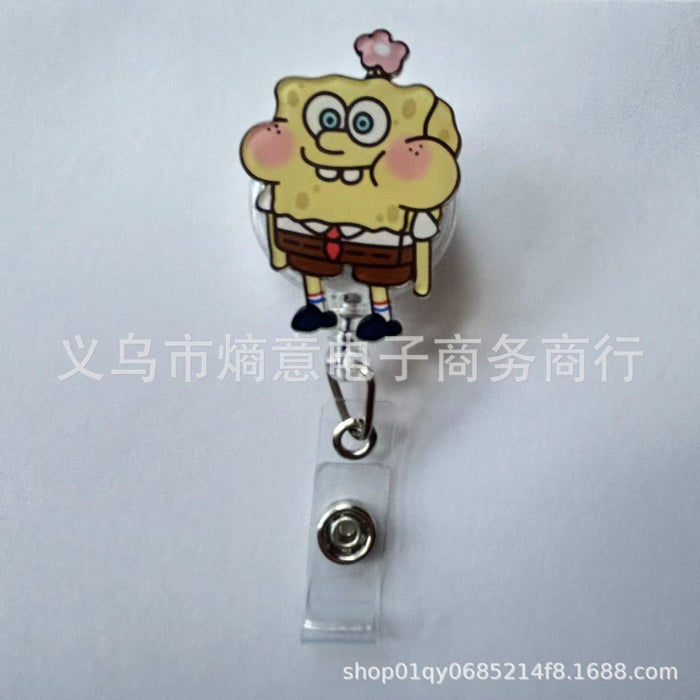 Wholesale Cute Cartoon Retractable Buckle Work ID Badge Reels
