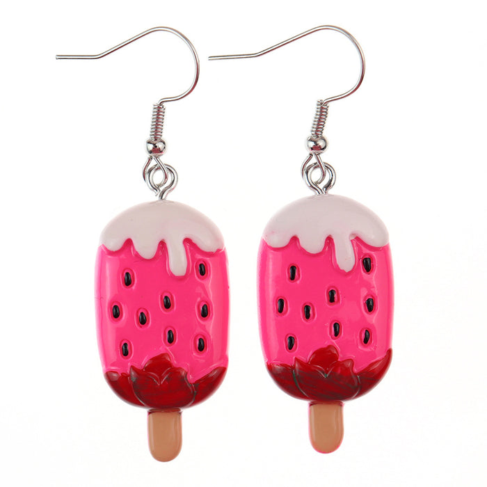 Wholesale Summer Ice Cream Popsicle Earrings JDC-ES-NiQing065