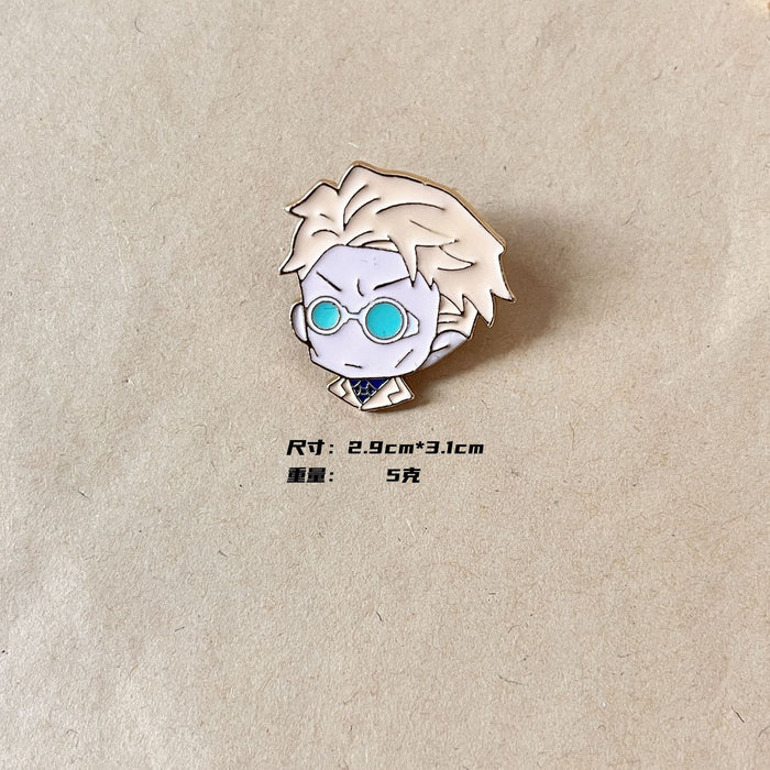 Wholesale Brooch, male and female student backpack, medal accessories, cute metal badge