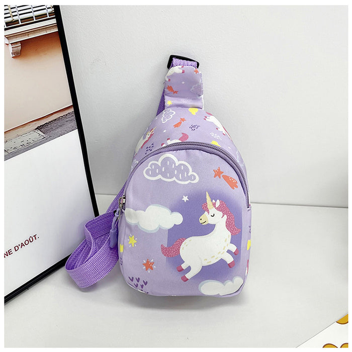 Wholesale Chest bag cross-border fashionable printed fashionable cute change shoulder bag