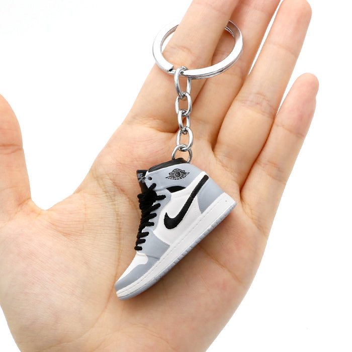 Wholesale PVC Mini Basketball Shoe Keychain JDC-KC-QLPing008