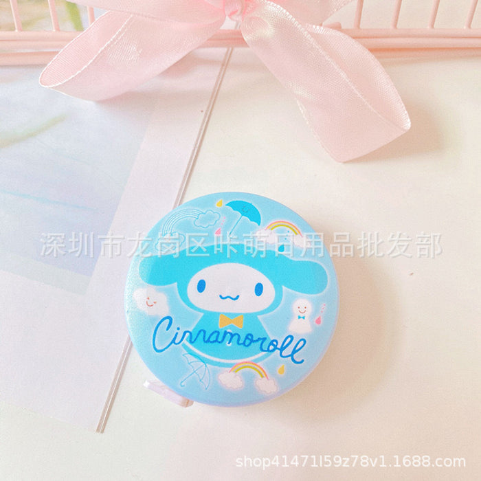 Wholesale Cute Girl Heart Measuring Ruler Tape Measure Portable Round Pull Ruler Automatic Telescopic Soft Ruler Measurements Ruler