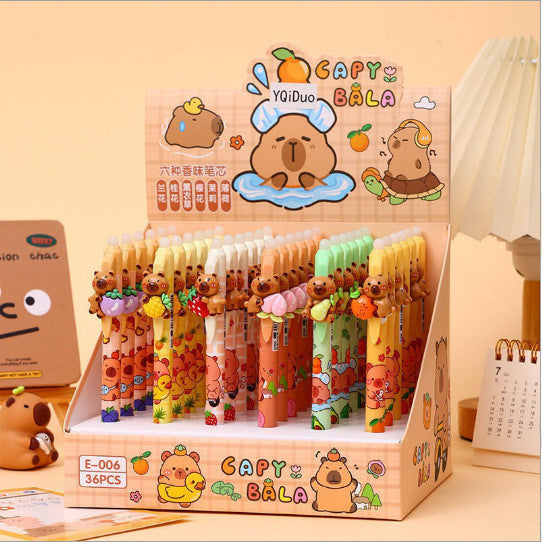 Wholesale Erasable blue cartoon children' s student press pen