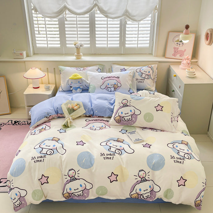 Wholesale Cartoon Bed Sheets, Dust Covers, Protective Covers, Skin Friendly and Frosted Bed Sheets JDC-SEE-AiErMei003