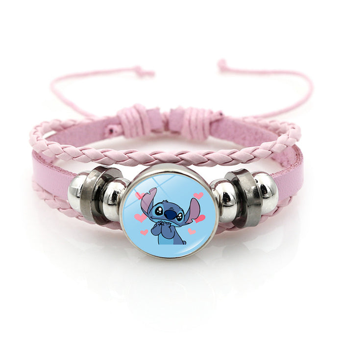 Wholesale Love Stitch Bracelet Jewelry Girl Gift Star Stitch Animation Surrounding Hand Jewelry Small Gifts JDC-BT-JY001