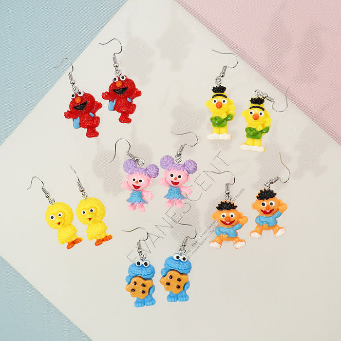 Wholesale Cartoon Funny Figure Earrings JDC-NS-NiQing001