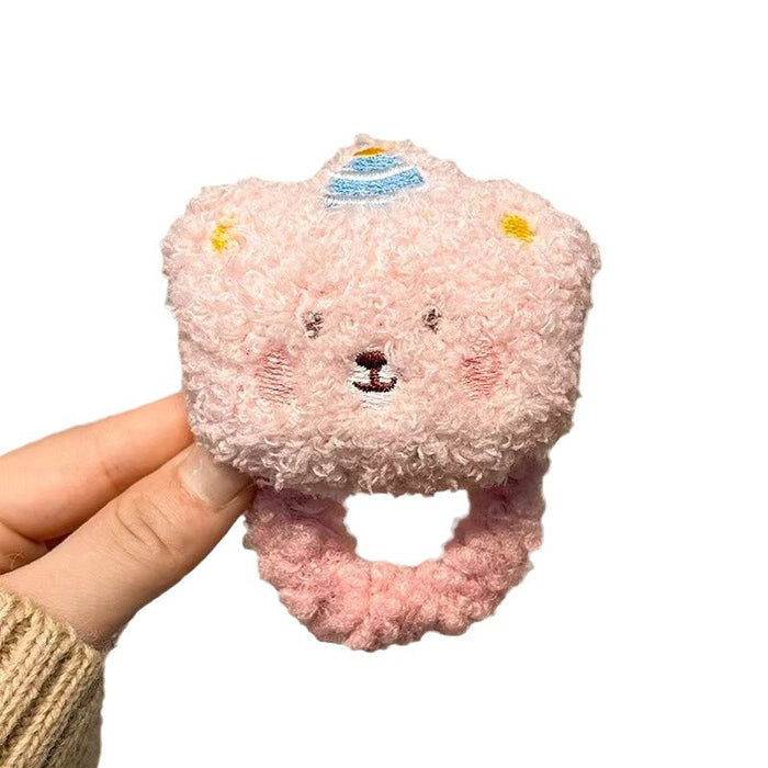 Wholesale plush bear Hair Scrunchies