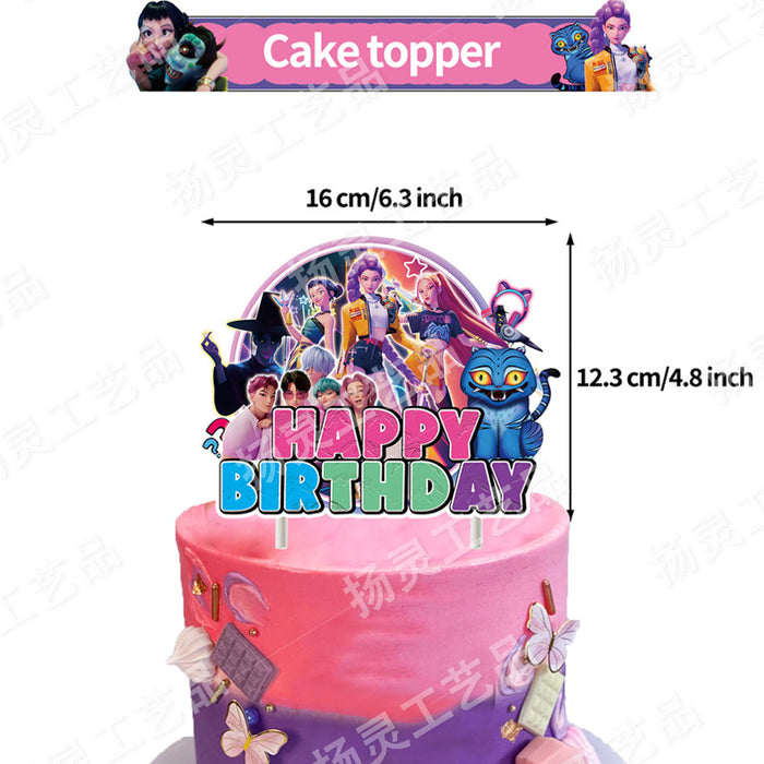 Wholesale KPOP birthday party banners and balloon decorations