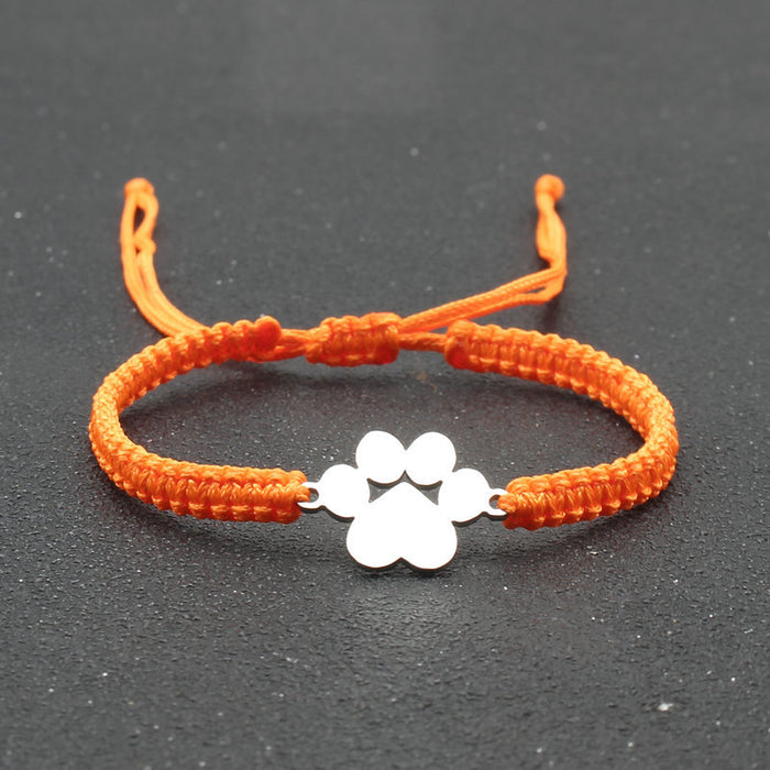 Wholesale Hand Woven Adjustable Bear Claw Bracelet JDC-BT-SX004