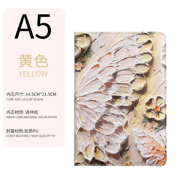Wholesale Imitation Leather A5 Butterfly Notebook Stylish for Student and Office Use