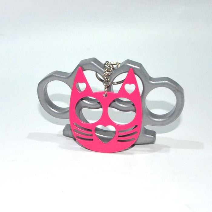 Wholesale Aluminum Alloy Multifunctional Love Cute Cat Keychain JDC-KC-KB021