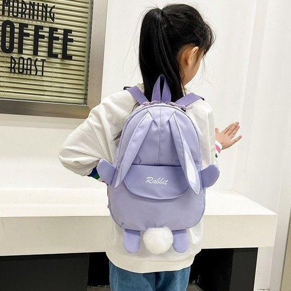 Wholesale College Style Cute Cute Funny Personality Rabbit Ears Soft Girl Student Backpack Pink and Tender Girl Backpack JDC-BP-SS002