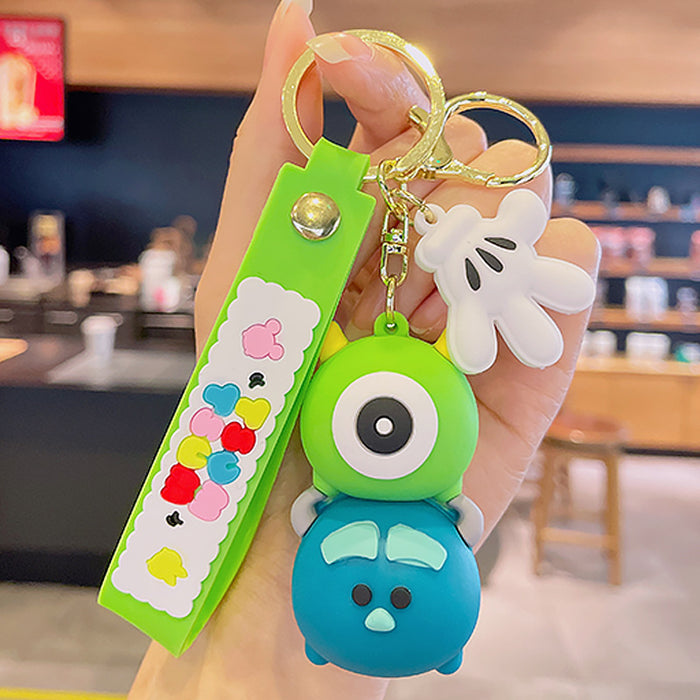 Wholesale Silicone Cartoon Doll Keychain JDC-KC-MingT090