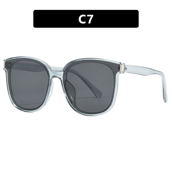 Wholesale Sunglasses with retro large frame and high-end feel, UV resistant sunglasses