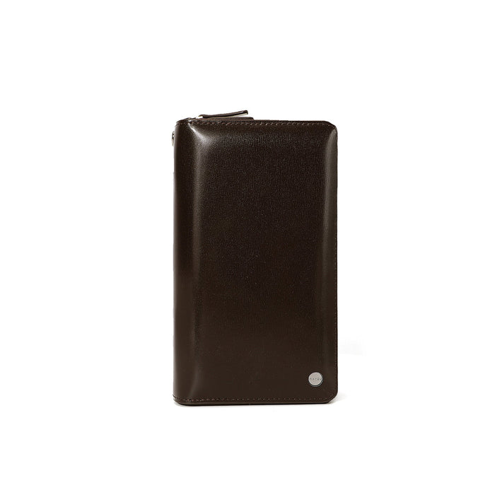 Wholesale Oil Wax Leather Men' s Clutch Wallet PU Leather Casual Style Everyday Accessory