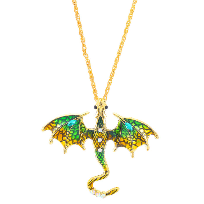 Wholesale Retro Dragon Dripping Oil Enamel Brooch Accessory Gift