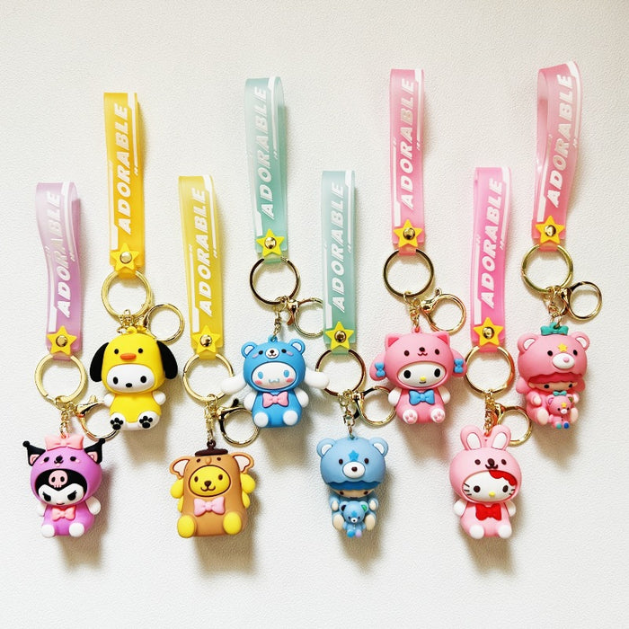 Wholesale PVC Cartoon Doll Keychain JDC-KC-WuYi184