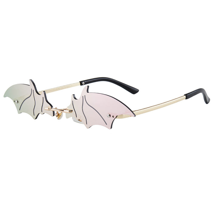 Wholesale Bat sunglasses exaggerated styling sunglasses without sunglasses