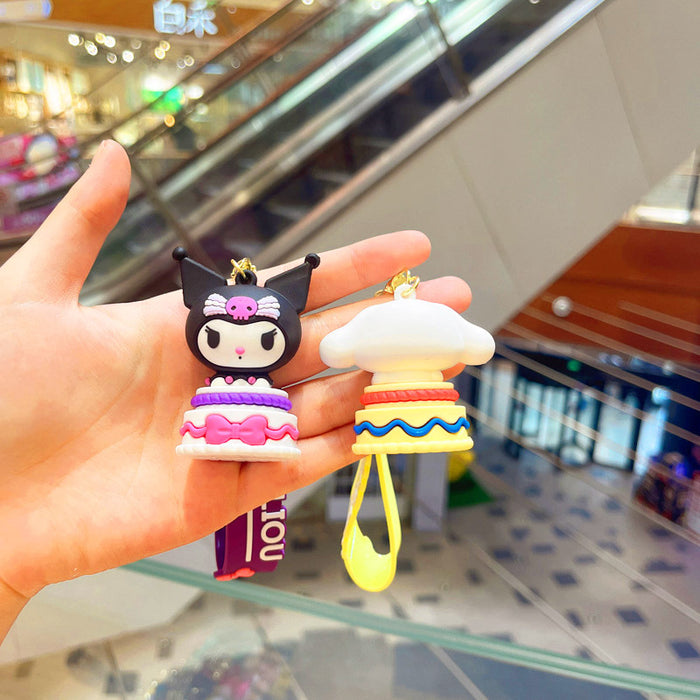 Wholesale Cartoon Doll Silicone Keychain JDC-KC-JuJi005