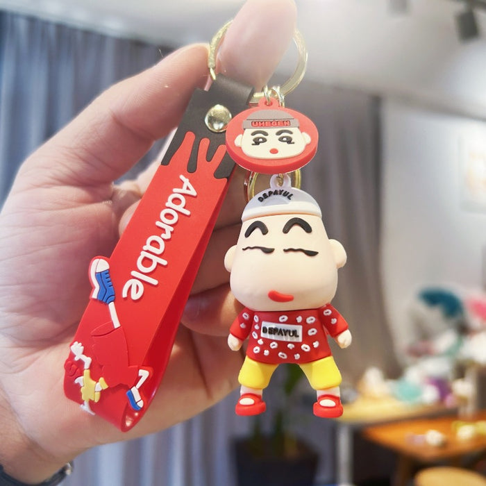 Wholesale PVC Cartoon Doll Keychain JDC-KC-WuYi077