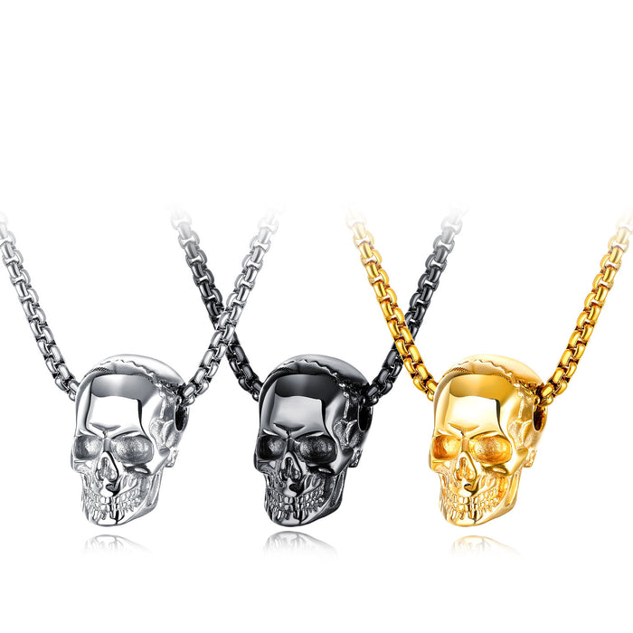 Wholesale Fashionable stainless steel necklace, retro trend, personalized titanium steel accessories