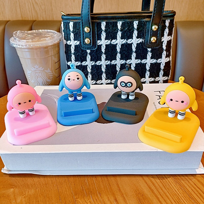 Wholesale PVC Cartoon Doll Mobile Phone Holder JDC-PS-MingT012